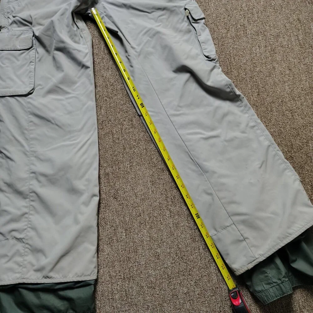 BURTON Snowboard Pants Women M Gray BIOLITE Insulated Straight Leg Distressed - Picture 7 of 8